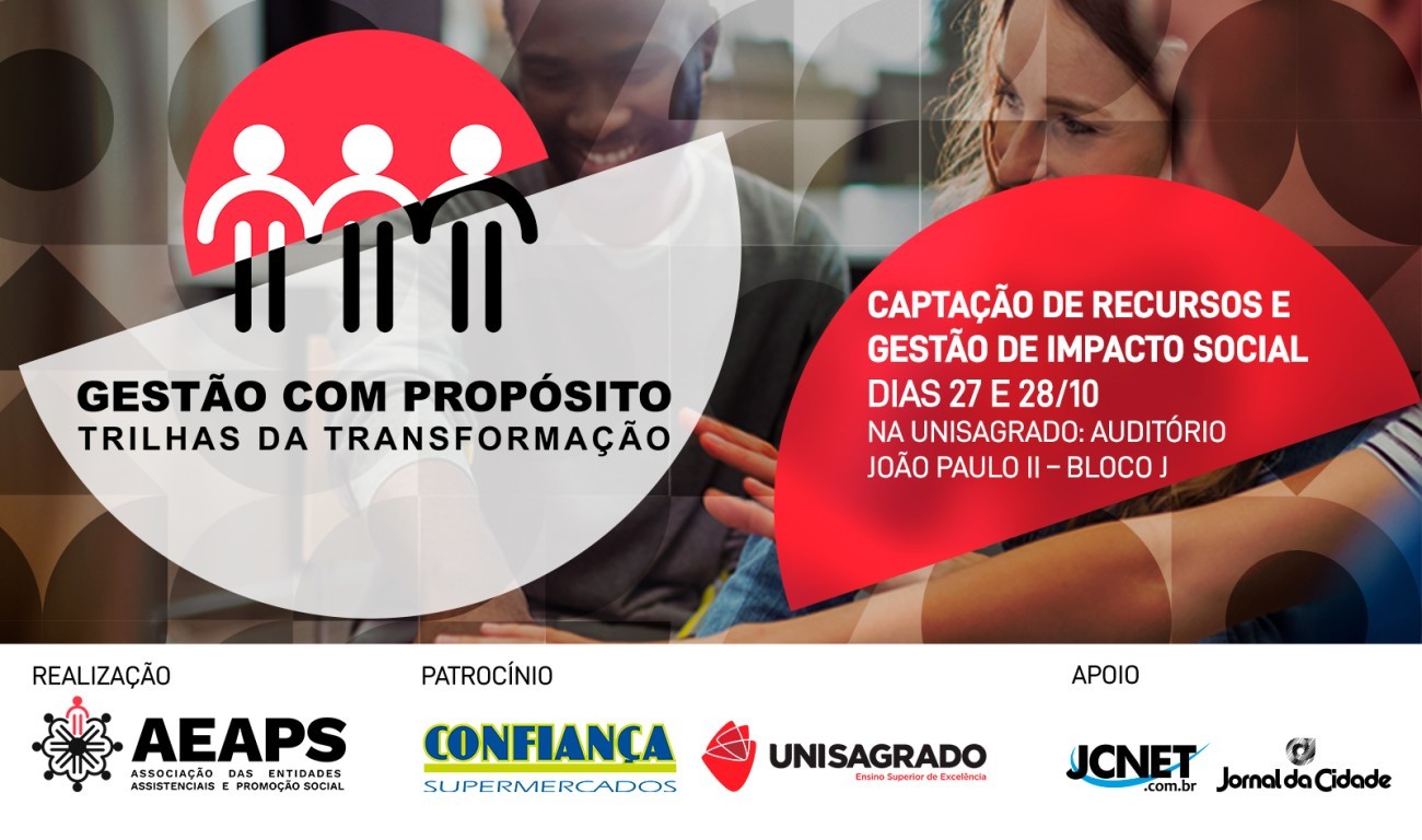 Evento “Gestão com Propósito – Trilhas da Transformação” capacita organizações sociais em Captação de Recursos e Gestão de Impacto Social em Bauru